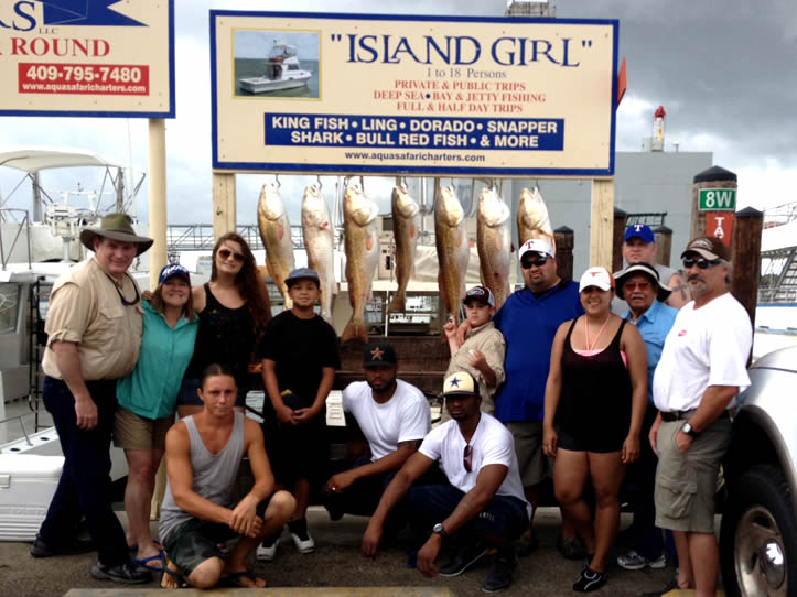 chartered fishing trip galveston